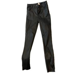Pleather Black Pants Mens 23x28